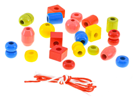 Mikro Big Tree korálky drevené 72ks