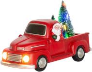 MagicHome Dekorácia Vianoce, Vianočné auto so santom, LED, interiér - cena, porovnanie
