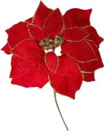 MagicHome Kvet Vianoce, Poinssetia, červená, stonka, - cena, porovnanie