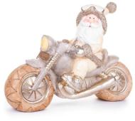 MagicHome Dekorácia Vianoce, Santa na motorke, keramika, 47x18,5x34 cm - cena, porovnanie