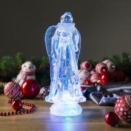 MagicHome Dekorácia Vianoce, Anjel, LED, meniaca farby, s plávajúcimi trblietkami, PE, 10x25 - cena, porovnanie