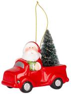 MagicHome Dekorácia Vianoce, Santa v aute, LED, terakota, 12,5x6x11,8 cm - cena, porovnanie