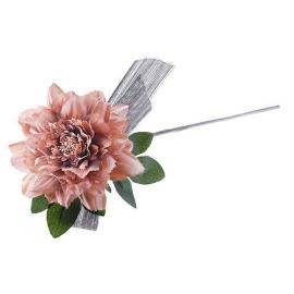 MagicHome Kvet pivónia, so stuhou, marhuľová, stonka, bal. 6 ks