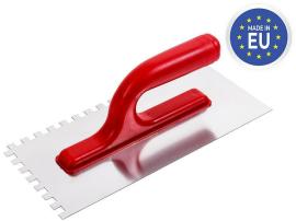 Strend Pro Hladítko Premium, plast. rúčka, 270x130 mm, e12 mm, 0,7 mm, nerez