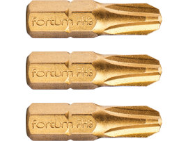 Fortum Bit krížový 3ks, PH 3x25mm, S2 4741273