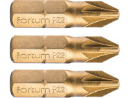 Fortum Bit krížový 3ks, PZ 2x25mm, S2 4741372 - cena, porovnanie