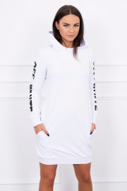 Fashionweek Športové šaty s kapucňou OFF WHITE K62072