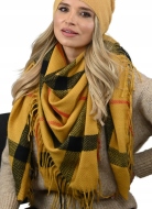 Fashionweek Veľký kockovaný kašmírový šátek, šál ZIZI-405 - cena, porovnanie