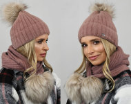 Fashionweek Exkluzívny alpakovy set čiapka a šál Zizi-AL4 - cena, porovnanie