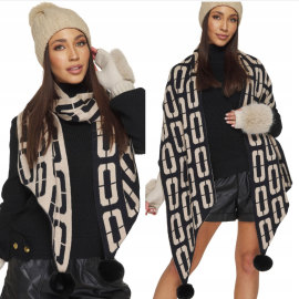 Fashionweek Teplý zimný dlhý šál, šatka KARR021
