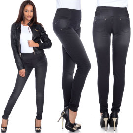 Fashionweek Nohavice legíny Jeans slim fit tc557