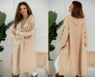 Fashionweek Dlhý cardigan, pletený kabát ALEXISII - cena, porovnanie