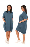 Fashionweek Pohodlné teplákové šaty s vreckami Oversized MF403 - cena, porovnanie