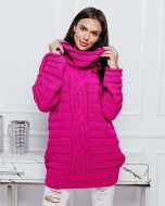 Fashionweek Oversized teplý pletený golfový sveter NB3924 - cena, porovnanie