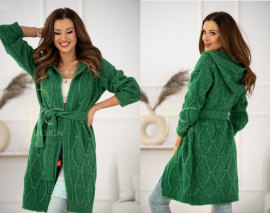 Fashionweek Dámsky farebný sveter, kabát LIZA
