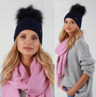 Fashionweek Dámska zimná čiapka s brmbolcom ZIZI-V12 - cena, porovnanie