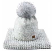 Fashionweek Exkluzívny zimný set čiapky a šál Woolk MARINA - cena, porovnanie