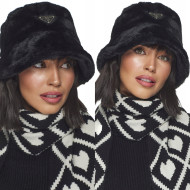 Fashionweek Dámska zimná kožušinová čiapka BUCKET HAT KARR63 - cena, porovnanie