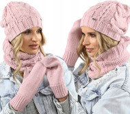 Fashionweek Súprava dámskej čiapky, šálu a rukavíc A9 - cena, porovnanie