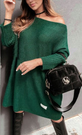 Fashionweek Teplá pletená tunika kimono MDK52