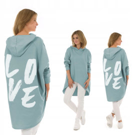 Fashionweek Dámska mikina Oversized LOVE MF525