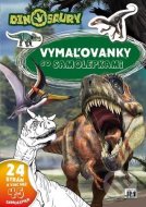 Vymaľovanky so samolepkami - Dinosaury (A4) - cena, porovnanie