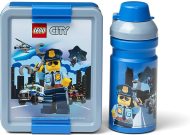 Lego City desiatový set (flaša a box) - modrá - cena, porovnanie