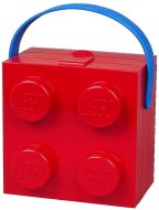 Lego Box s rukoväťou - červená