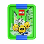 Lego ICONIC Boy box na desiatu - modrá/zelená - cena, porovnanie