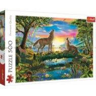 Trefl Puzzle 500 Lupine nature - cena, porovnanie