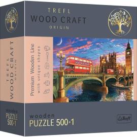 Trefl Drevené puzzle 501 - Westminsterský palác, Big Ben