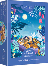 Trefl Velvet Soft-Touch puzzle 500 UFT - Asia Orlando: Spiaci tiger