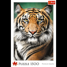 Trefl Puzzle 1500 - Portrét tigra