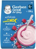 Gerber Cereal mliečna kaša malinová Dobrú noc 230g - cena, porovnanie