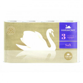Harmony Toaletný papier 3-vrstvový Soft CREAM Perfumes 8ks