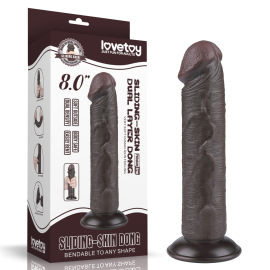 Lovetoy Sliding Skin Dual Layer Dong 8"