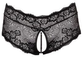 Cottelli Curves Crotchless Floral Lace Panties