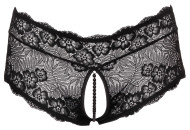 Cottelli Curves Crotchless Floral Lace Panties - cena, porovnanie