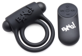 Bang! Cock Ring 28X Silicone & Bullet