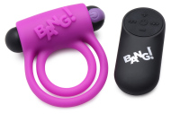 Bang! Silicone Cock Ring & Bullet - cena, porovnanie