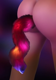 Taboom Glow In The Dark Unicorn Tail & Buttplug