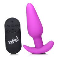 Bang! 21X Silicone Butt Plug with Remote - cena, porovnanie