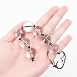 Latetobed BDSM Line Glass Anal Beads S