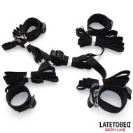 Latetobed BDSM Line Nylon Bed Bondage Restraints System without Hook - cena, porovnanie