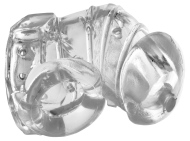 Master Series Detained 2.0 Chastity Cage with Nubs - cena, porovnanie