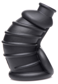 Master Series Dark Chamber Silicone Chastity Cage