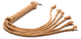 Master Series Swashbuckler Rope Flogger Tan