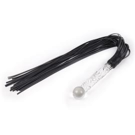 Latetobed BDSM Line Glass Handle Flogger 70cm