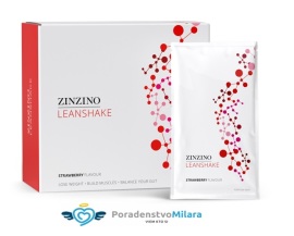 Zinzino LeanShake jahoda 16ks