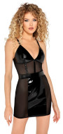 Black Level Vinyl Dress with Transparent Powernet - cena, porovnanie